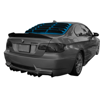 BMW M3 E92 335i rear window louver without background