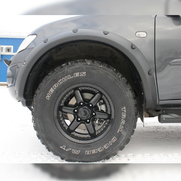 Mitsubishi L200 Large Roue Arches Fender Flares 2005-2010 Look Grande Extension